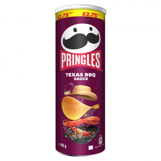 Pringles Texas BBQ sauce 165g x 6 £2.75 PMP