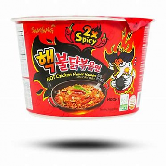 Samyang Hot Chicken Ramen (Double Spicy) Big Cup  105G*16