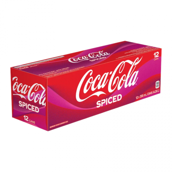 Coca Cola Spiced Raspberry Flavour Coke Cans 355ml