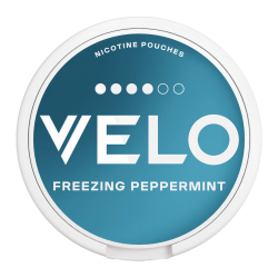 Velo Freezing Peppermint 20 Nicotine Pouches 10.9mg/Pouch 14g x 10