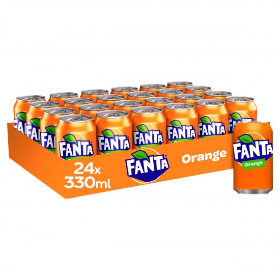 Fanta Orange Cans 24x330ml  GB