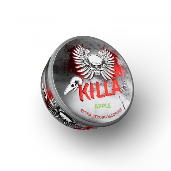 Killa Apple Flavoured Nicopods 16g(13.3g Nicotine Per Pouch)