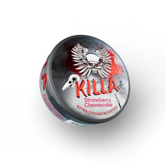 Killa Strawberry Cheesecake Nicopods 16g(13.2mg nicotine per pouch)