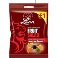 Lion Original Hard Fruit Salad Gums 150g PMP £1