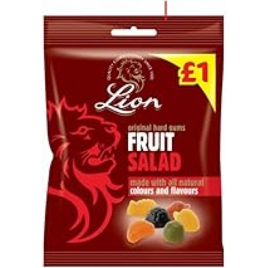 Lion Original Hard Fruit Salad Gums 150g PMP £1