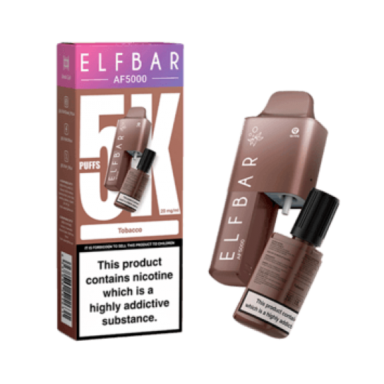 Tobacco by Elf Bar AF5000 Disposable Pod Kit