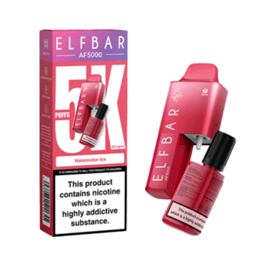 Watermelon Ice by Elf Bar AF5000 Disposable Pod Kit