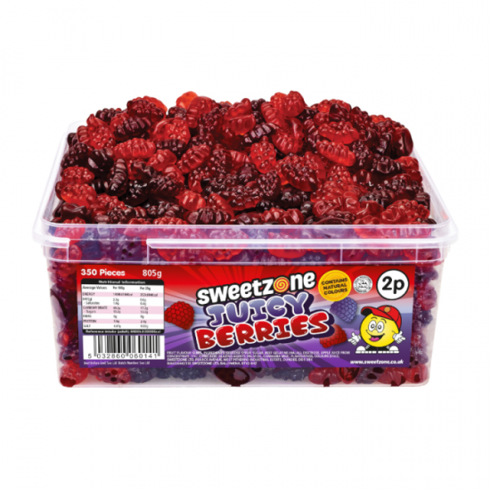 Sweetzone juicy berries tubs 2p