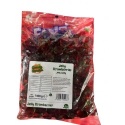 Candy Garden Jelly Strawberries 1000g Bag