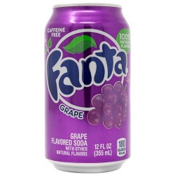 Fanta Grape Flavour USA Cans 355ml