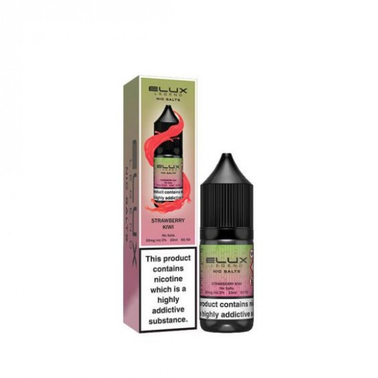 Strawberry Kiwi Nic Salt E-Liquid by Elux Legend 10ml-20mg