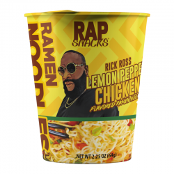 Rap Snacks Lemon Pepper Chicken Flavoured Ramen Noodles 2.25oz (64g)