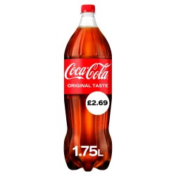 Coca Cola Original Taste 1.75L PM £2.69