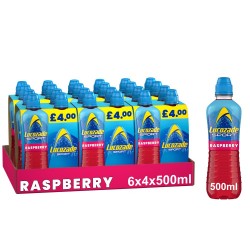 Lucozade Sports Cap Raspberry 4 pack 