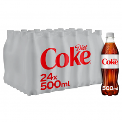 Diet Coke Cafe Pack 500ml NRP X 24(Best Before:31/03/3035)