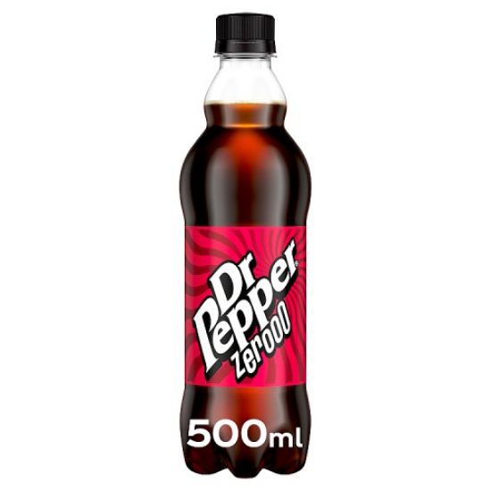 Dr Pepper Zero Sugar 500ml