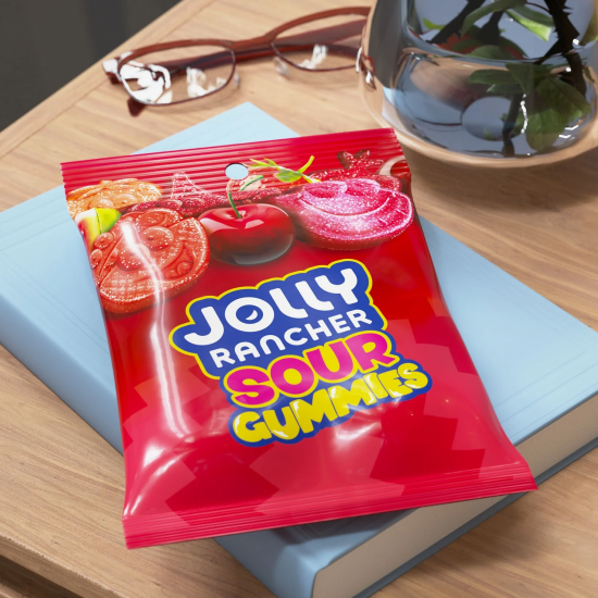 Jolly rancher gummies sour Awesome red 184g (6.5oz) 