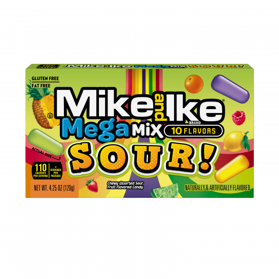 Mike & Ike Mega Mix Sour Theater Box 120g