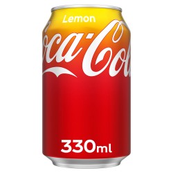 Coke Can Lemon 330ml 