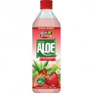 Aloe Vera Drink Strawberry Flavor 500ml-12CT