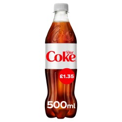 Diet Coke GB Bottle 500ml £1.35PM