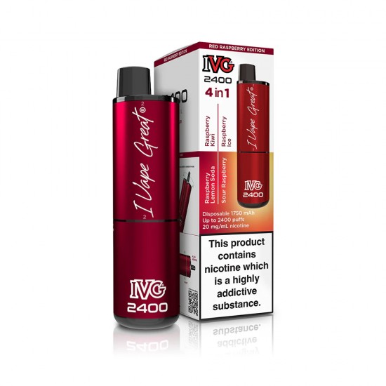 Red Raspberry Edition | IVG 2400 Disposable Vape