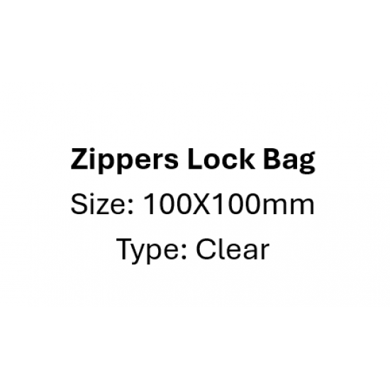 Zip Bag 100x100