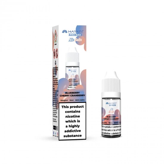 Hayati pro max nic salts Bluebery Cherry Cranberry 10ml 20mg