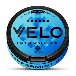 Velo Peppermint Storm X-Intense Nicotine Pouches 17mg 5 x 14g