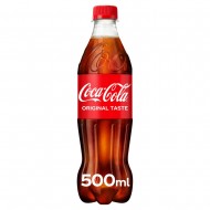 Coca Cola Bottle 500ml GB x 24(Cafe pack)