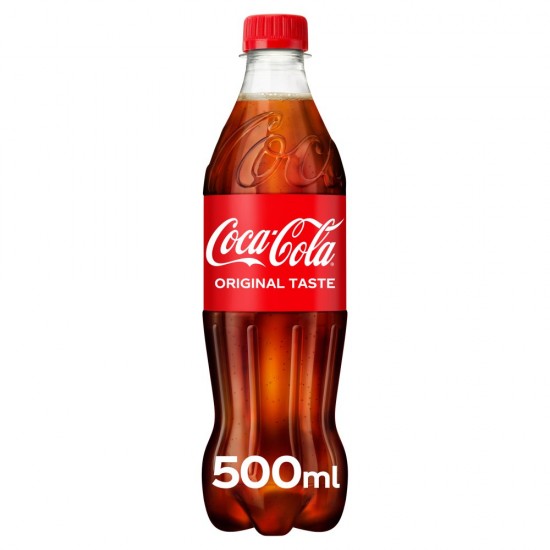 Coke Bottle 500ml GB x 24(Cafe pack)