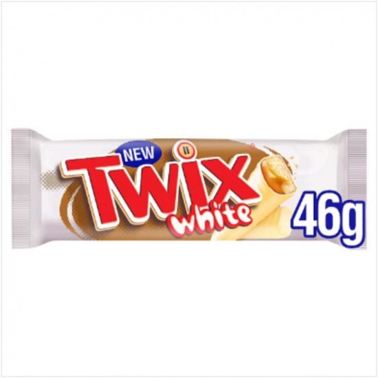 Twix White Chocolate 46g-30CT