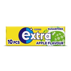 Extra Apple Flavour Chewing Gum Sugar Free 10 piece