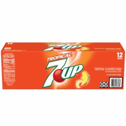 7up Tropical Flavour USA Cans 355ml 