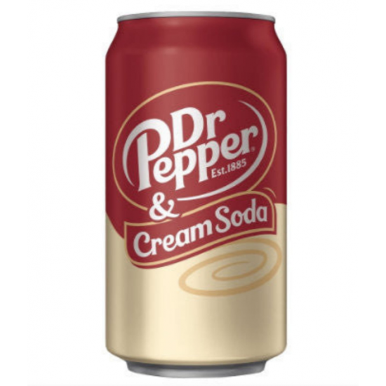 Dr Pepper Cream Soda Flavour USA Cans 355ml