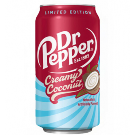 Dr Pepper Creamy Coconut Flavour USA Cans 355ml