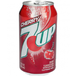 7up Cherry Flavour USA Cans 355ml