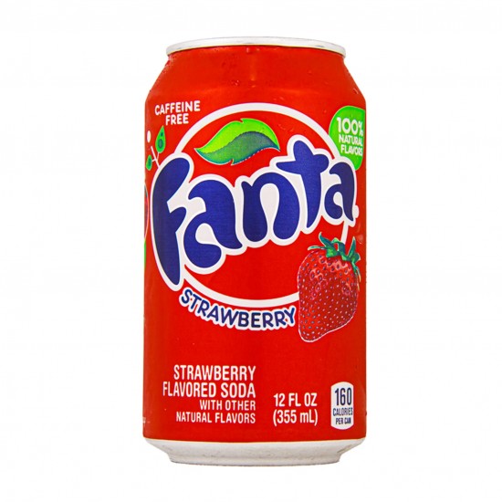 Fanta Strawberry Flavour USA Cans 355ml