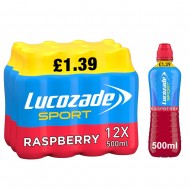 Lucozade Sport Drink Raspberry 500ml PMP £1.50