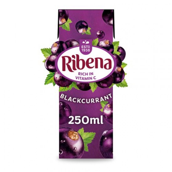 Ribena Blackcurrant 24x250ml Tetra Pack