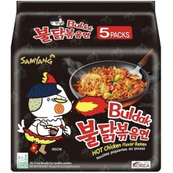 Samyang Buldak Hot Chicken Flavour Ramen x 5