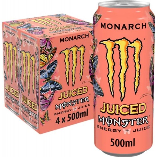 Monster Monarch Energy Drink 4 x 500ml