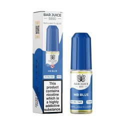 Mr Blue Nic Salt E-Liquid by Bar Juice 5000 Salts 10ml-20mg