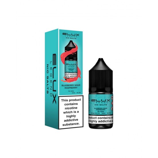 Blueberry Sour Raspberry Nic Salt E-Liquid by Elux Legend 10ml-20mg