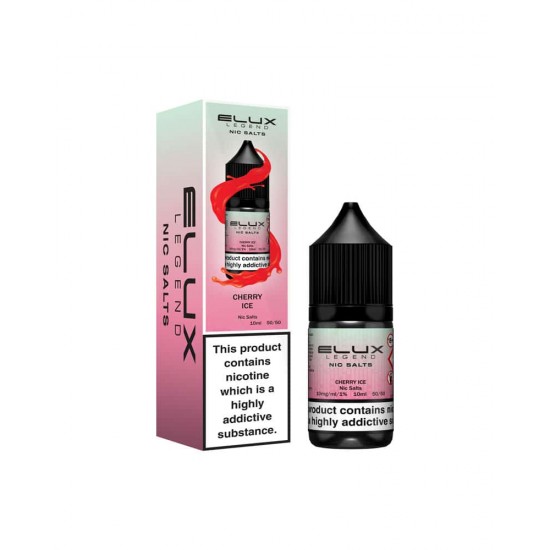 Cherry Ice Nic Salt E-Liquid by Elux Legend Salts 10ml-20mg