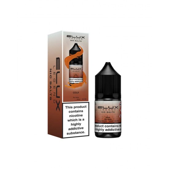 Cola Nic Salt E-Liquid by Elux Legend 10ml-20mg