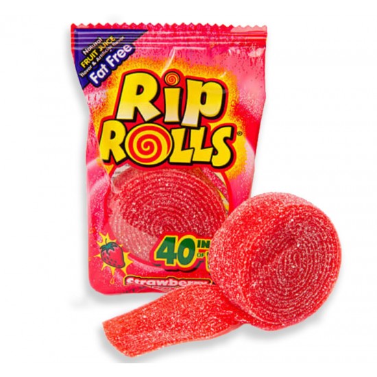 Rip Rolls Strawberry 39g – Box