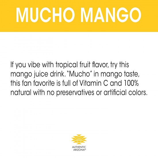 Arizona Mucho Mango Fruit Juice Cocktail Cans 650ml