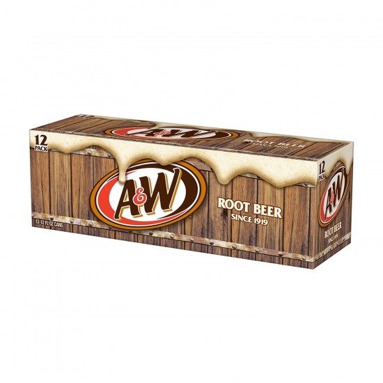 A&W Root Beer Flavour USA Cans 355ml