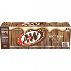 A&W Root Beer Flavour USA Cans 355ml